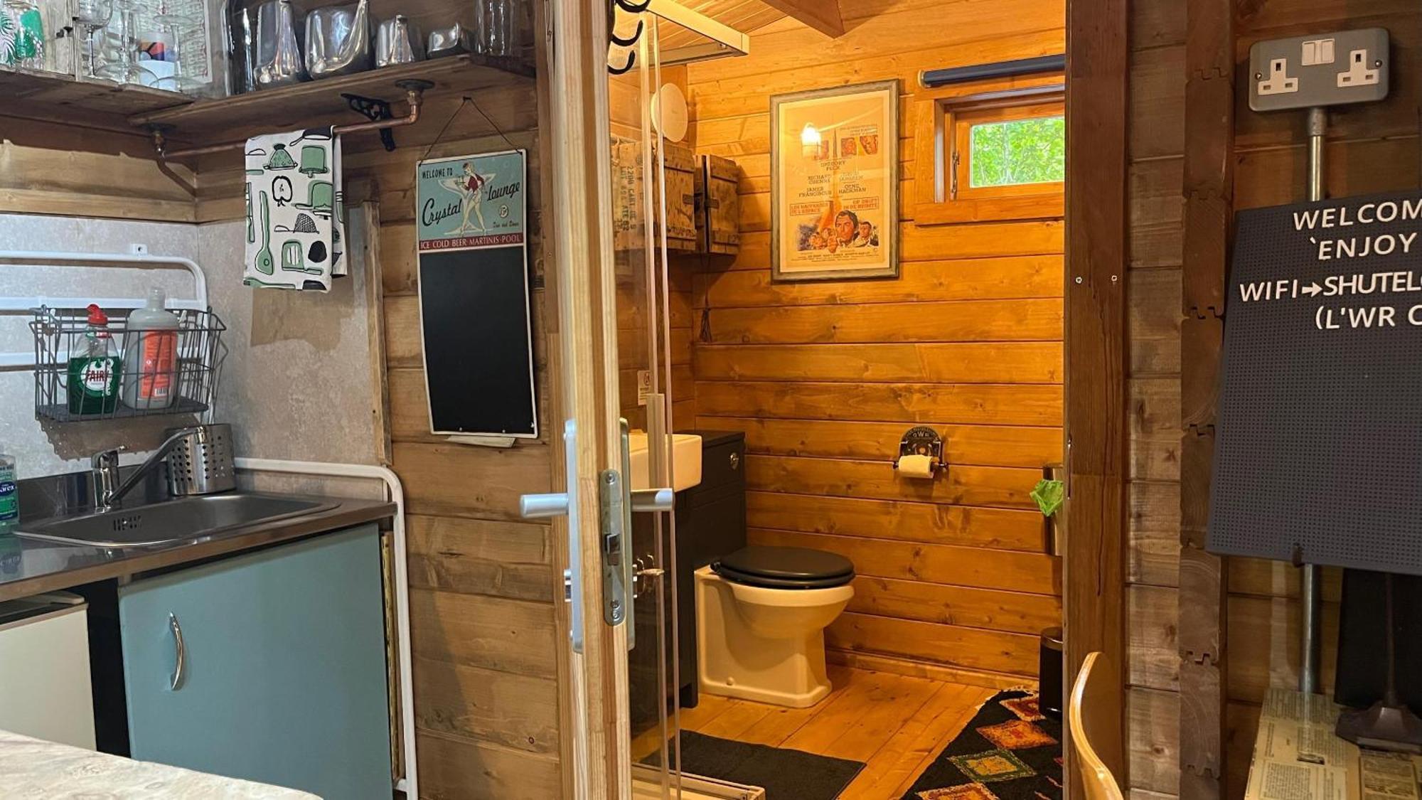 ניוטון אבוט Retro Private Lodge With Hot Tub Nr Dartmoor מראה חיצוני תמונה